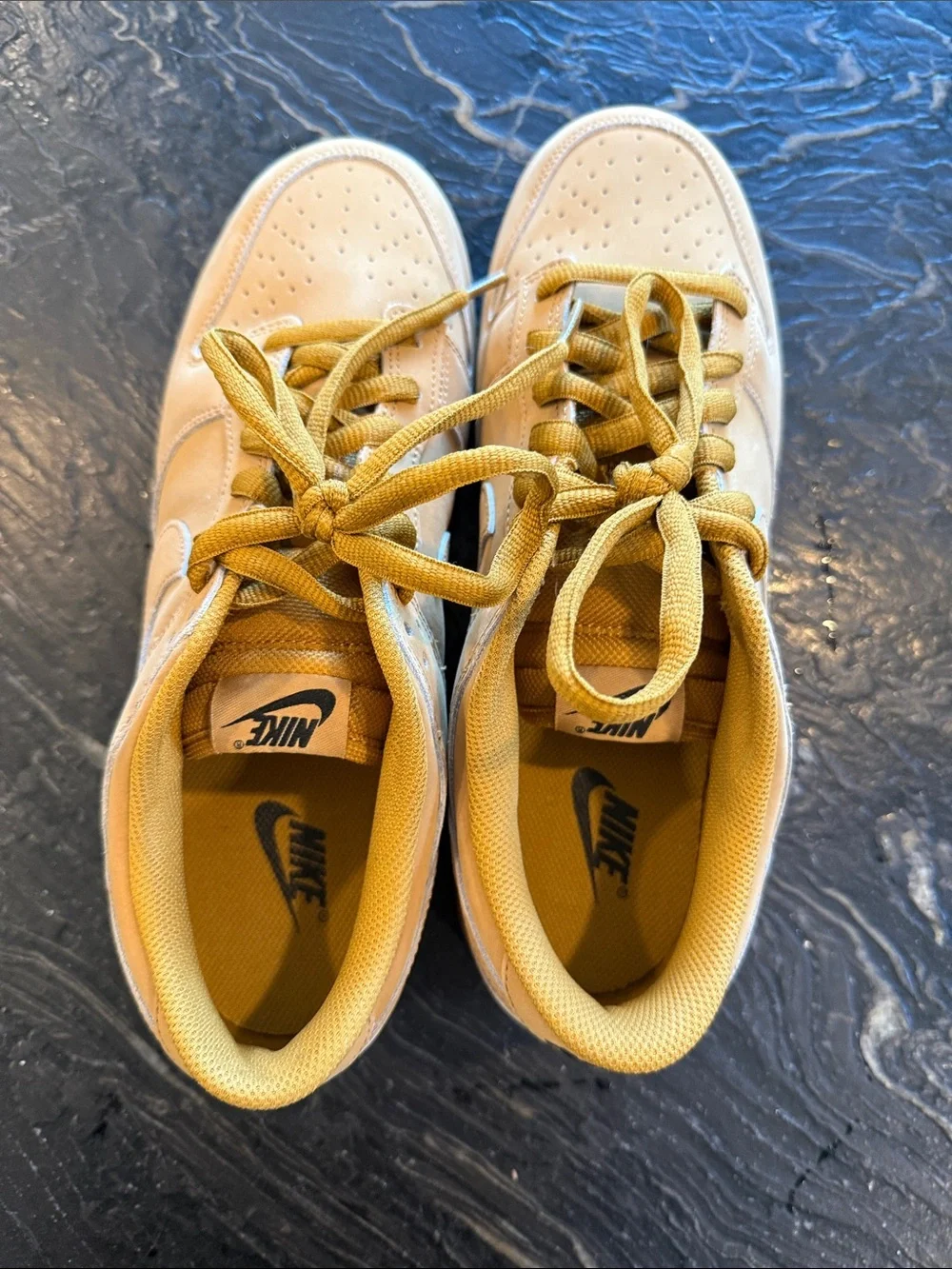Nike Men’s Low-Top Sneakers in Mustard